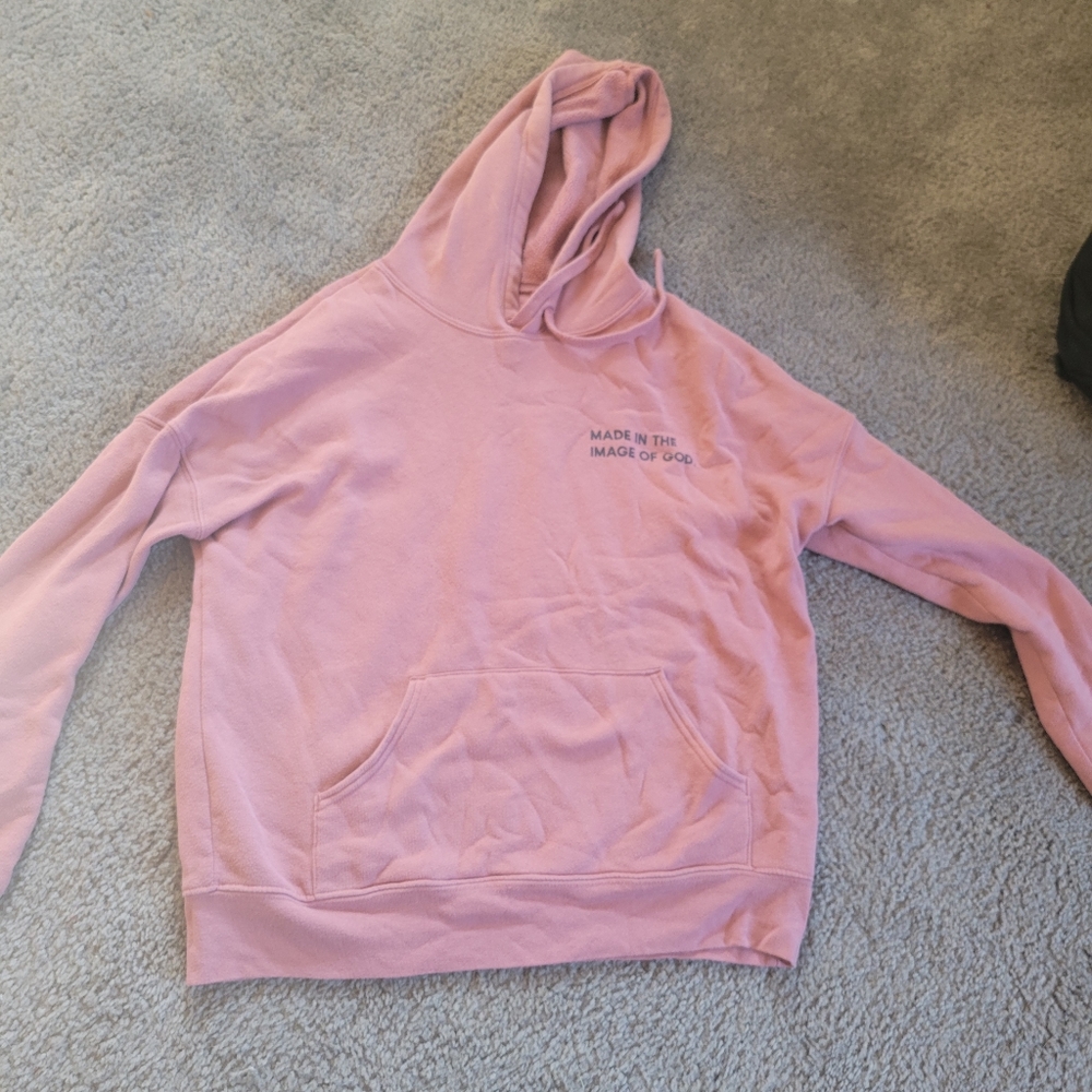 Mauve pink hoodie